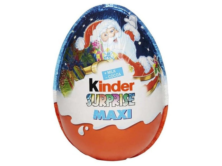 Kinder Surprise Egg maxi Christmas 100 grams Norwegian Foodstore