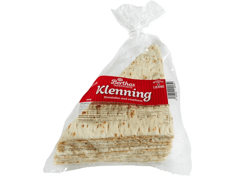 Berthas Klenning with buttercream (smørkrem) 260 grams Norwegian Foodstore