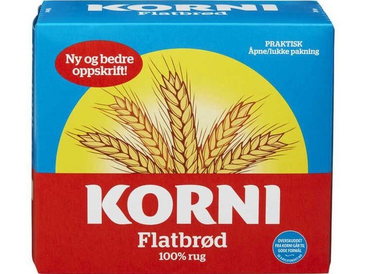 Korni Flatbread 275 grams Norwegian Foodstore