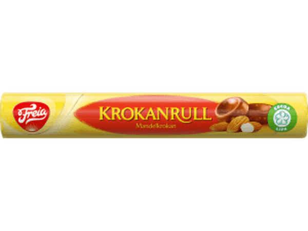 Freia Krokanrull milk chocolate 71 gram Norwegian Foodstore