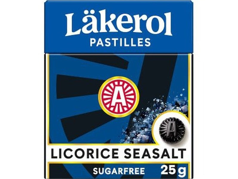 Läckerol Classic Licorice Seasalt 25 grams Norwegian Foodstore