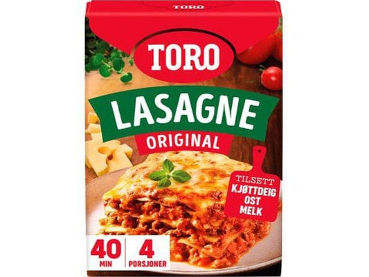 Toro Lasagna mix with pasta 200 grams (Lasagne) Norwegian Foodstore