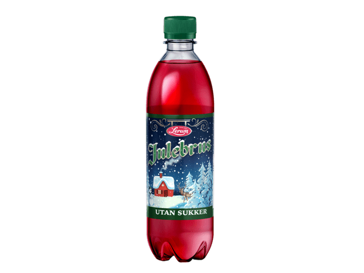 Lerum Christmas Soda Light 0,5 L (Julebrus light) Norwegian Foodstore