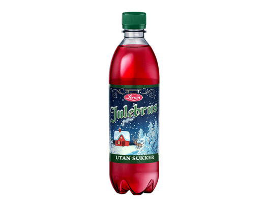 Lerum Christmas Soda Light 0,5 L (Julebrus light) Norwegian Foodstore