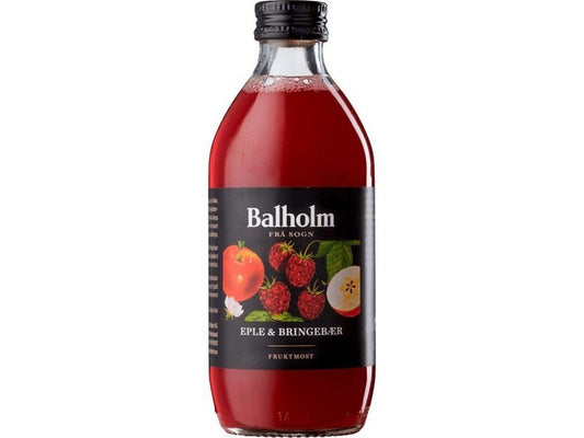 Balholm organic apple & raspberry juice (Eple & bringebær fruktmost) 0,33 liter Norwegian Foodstore