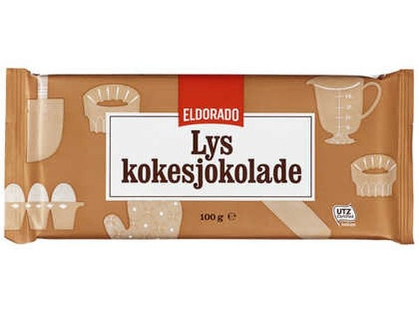 Milkchocolate for baking 100 gram (Lys kokesjokolade) Norwegian Foodstore