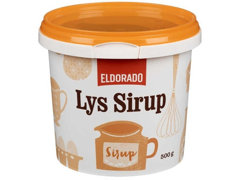 Light syrup (Lys sirup) 500 grams Norwegian Foodstore