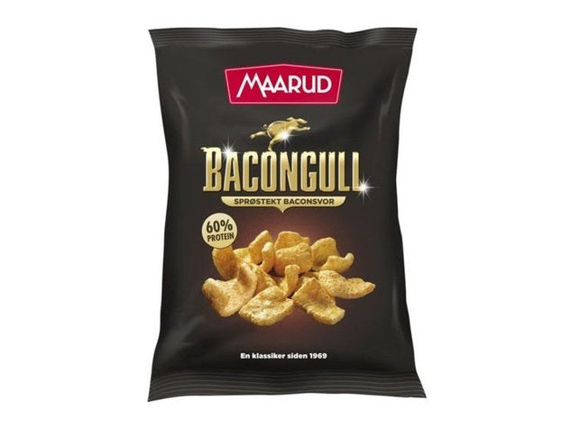 Maarud BaconGold Pork Rinds (Bacongull) 135 grams Norwegian Foodstore