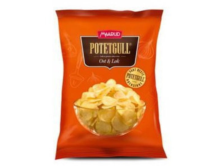 Maarud Potatochips cheese & onion 200 grams Norwegian Foodstore