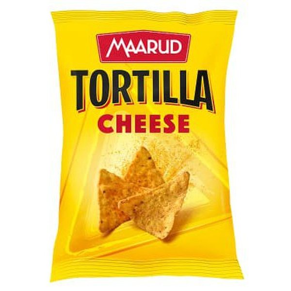 Maarud tortillachips cheese 170 grams Norwegian Foodstore