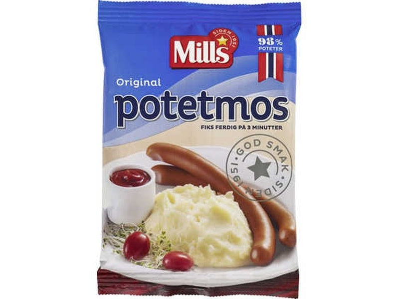 Mills Instant Mashed potatoes (Potetmos) 90 grams Norwegian Foodstore