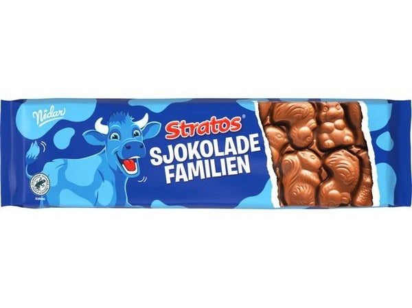 Stratos chocolate familiy 160 gram (Sjokoladefamilien) Norwegian Foodstore