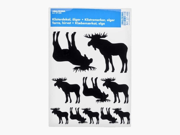 Stickers Moose Elk (Elg klistremerker) Norwegian Foodstore