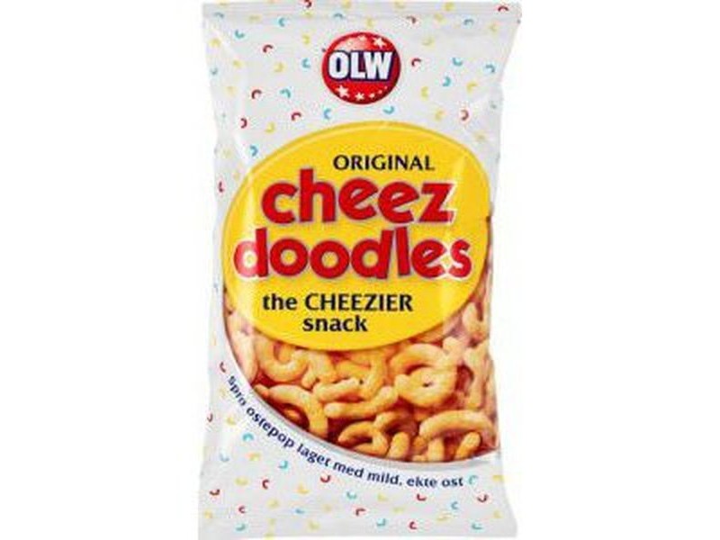 OLW Cheez Doodles snacks 235 gram Norwegian Foodstore