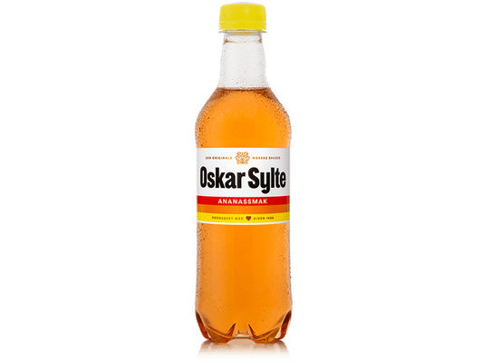 Oskar Sylte Pineapple soda (Ananas brus) 0,5l Norwegian Foodstore