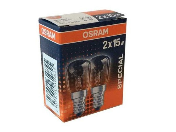 Osram Light bulb Oven 15w Clear 2pk Osram Norwegian Foodstore