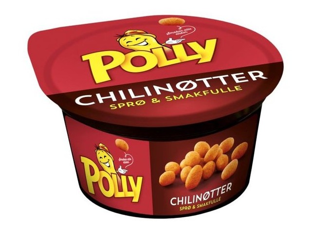 Polly Chilinuts 70 gram (Chilinøtter) Norwegian Foodstore
