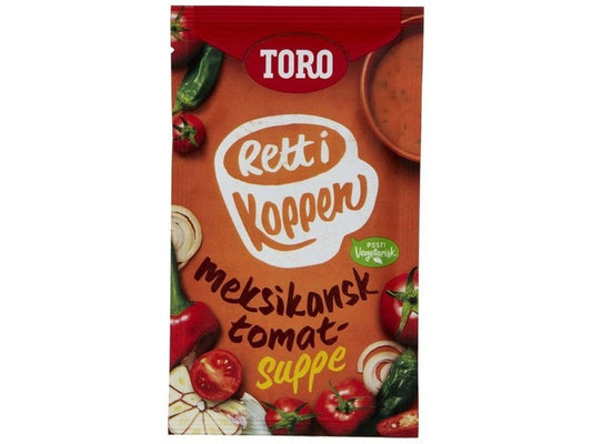 Toro Tomatsuppe Meksikansk 28 grams Rett i Koppen (instant soup) Norwegian Foodstore