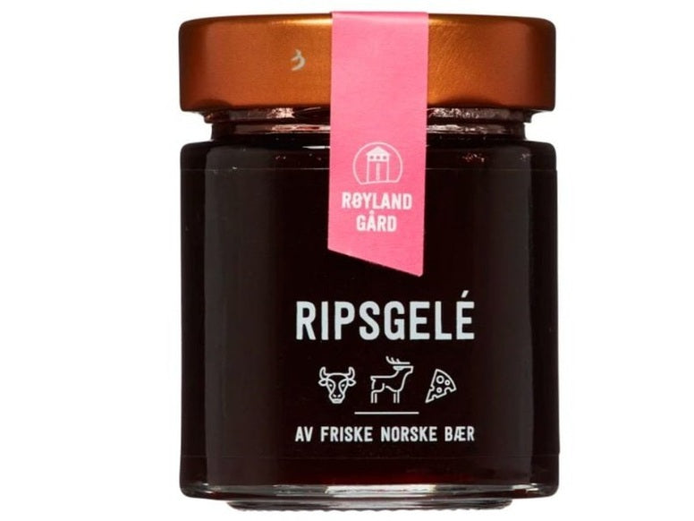 Røyland Currants jelly 170 grams (Rips gelè) Norwegian Foodstore