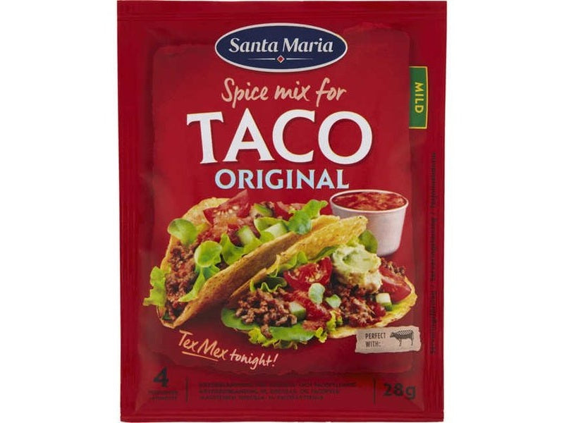 Santa Maria Taco Spice Mix 28 grams Norwegian Foodstore