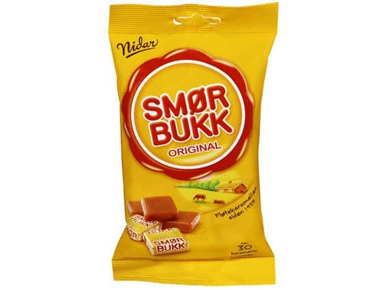 Nidar Smørbukk caramels 150 grams Norwegian Foodstore
