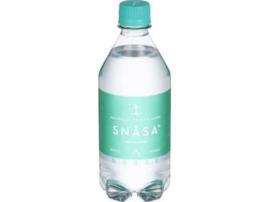 Snåsa sparkling mineral water 500 ml (Snåsavann m/kullsyre) Norwegian Foodstore