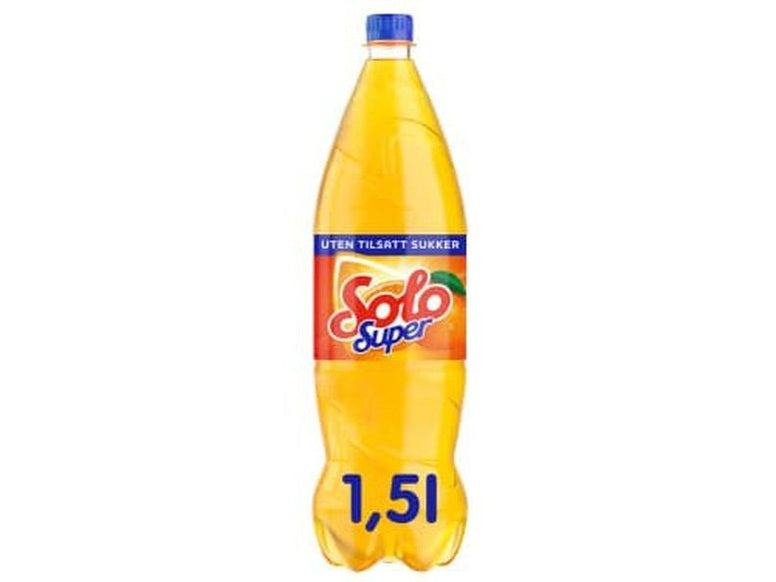 Solo Super soda 1,5 Liter Norwegian Foodstore