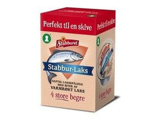 Stabburet Salmon Spread (laksepålegg) 4x40 grams Norwegian Foodstore