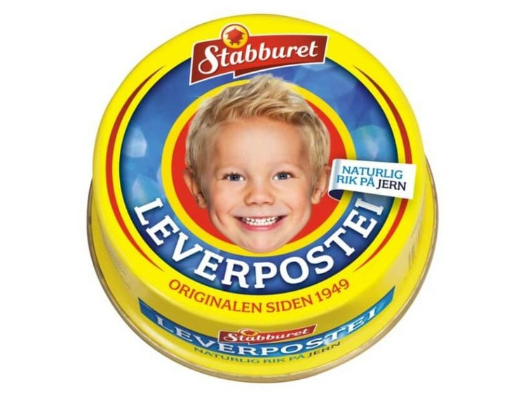 Stabburet Liver pate 100 gram (Leverpostei) Norwegian Foodstore