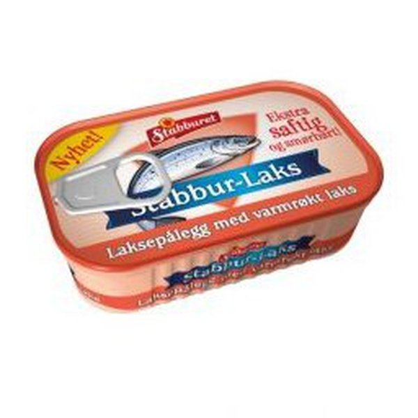 Stabburet smoked salmon 90 gram (Laksepålegg) Norwegian Foodstore