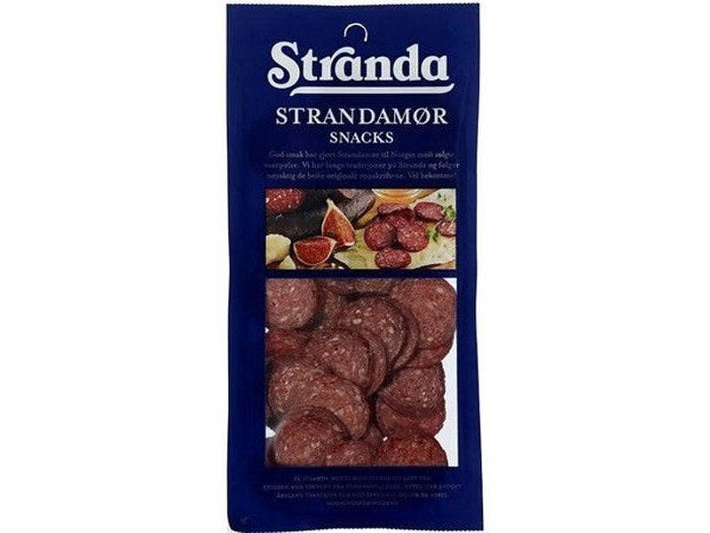 Stranda Sausage Snacks 120 gram (Stranda mør Snacks) Norwegian Foodstore