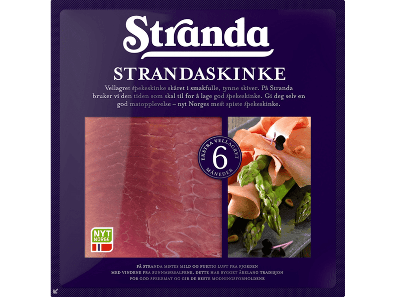 Stranda cured ham 135 gram (Spekeskinke) Norwegian Foodstore