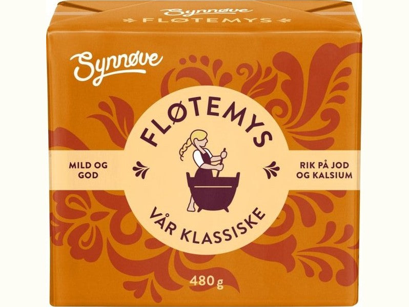 Synnøve Fløtemys Brown cheese 480 gram (Brunost) Norwegian Foodstore