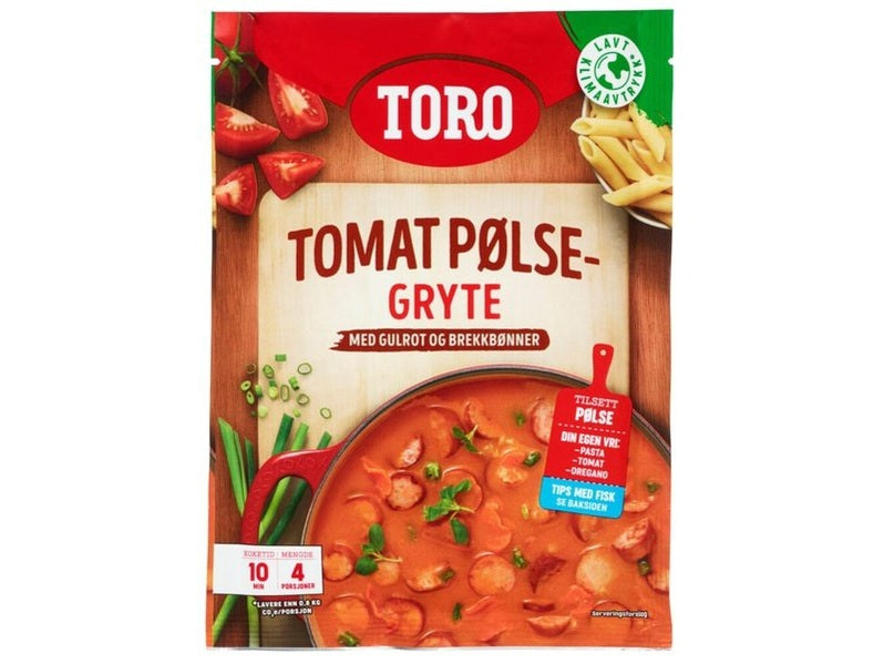 Toro tomato- and sausage stew (Tomat- og pølsegryte) 108 grams Norwegian Foodstore