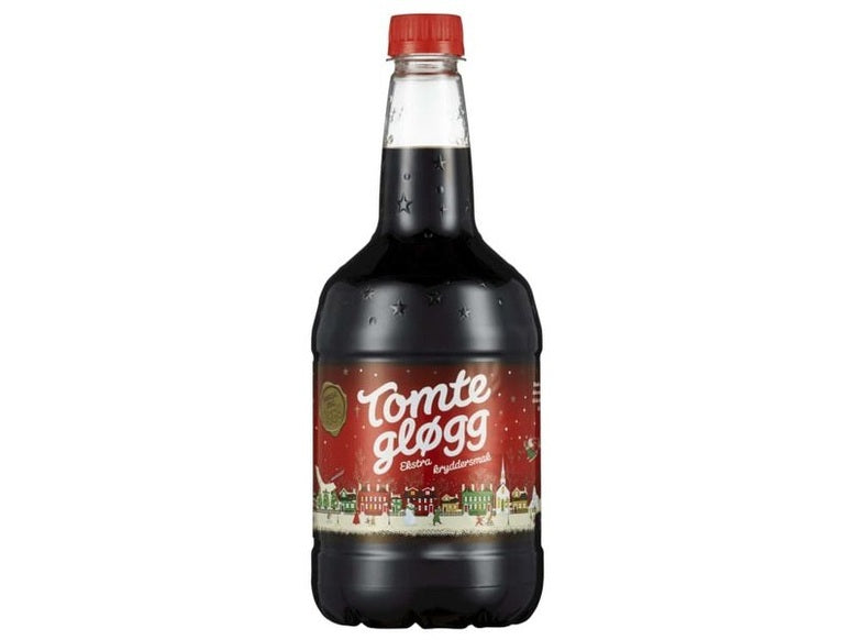 Tomte Extra Spiced Mulled wine NON ALCOHOLIC (Gløgg Ekstra Krydret) 1 litre Norwegian Foodstore
