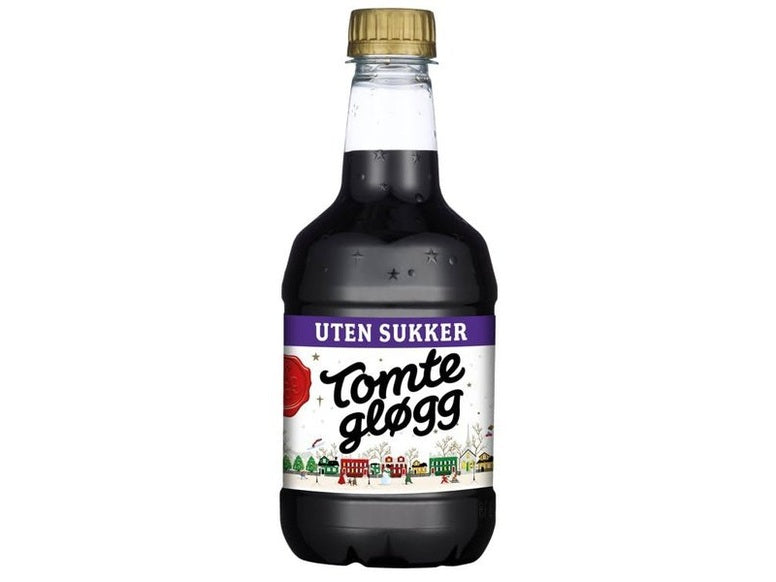 Tomte Mulled Wine No Sugar NON ALCOHOLIC (Gløgg uten sukker) 0.5 litre Norwegian Foodstore