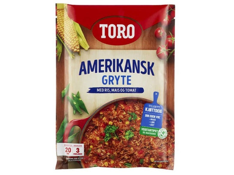 Toro American Stew (Amerikansk gryterett) 187 grams Norwegian Foodstore