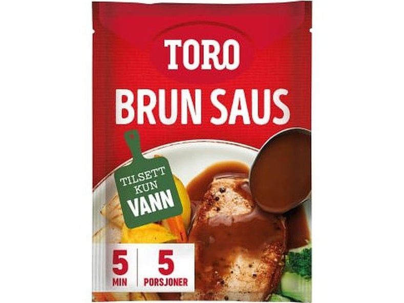 Toro Original Brown Gravy (Brun saus) 44 grams Norwegian Foodstore