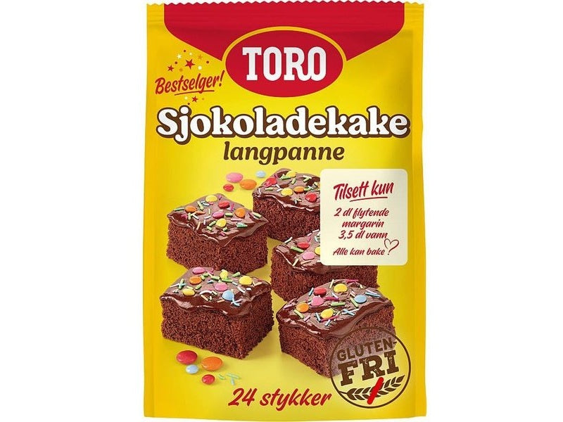 Chocolate Sheet Pan Cake Langpanne) 854 grams Norwegian Foodstore