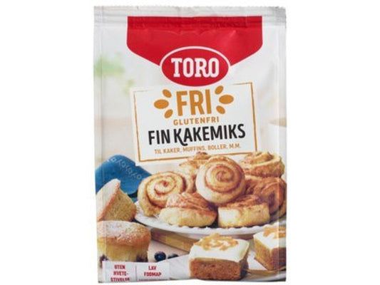 Toro Glutenfree Cake Flour (glutenfri fin kakemix) 346 grams Norwegian Foodstore