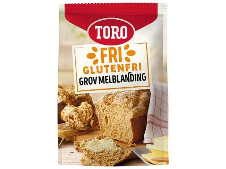 Toro Glutenfree flour mixture Coarse (grov glutenfri melblanding) 406 grams Norwegian Foodstore