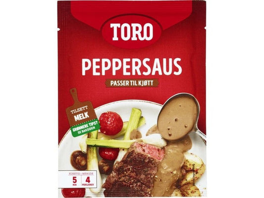 Toro Peppersauce (Peppersaus) 21 grams Norwegian Foodstore