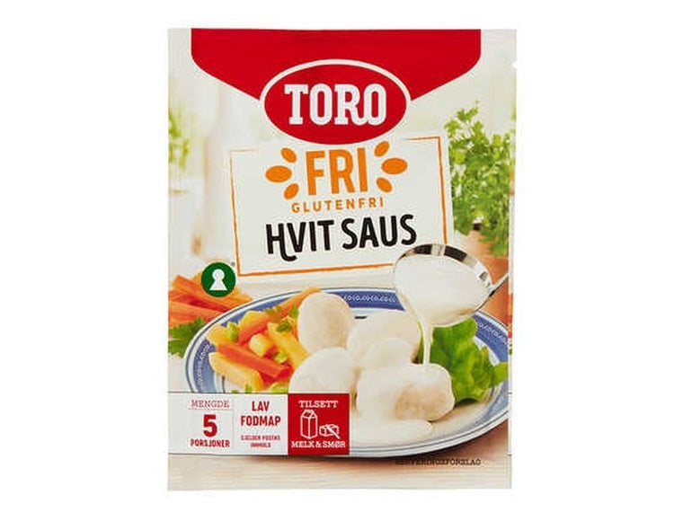 Toro Glutenfree White gravy (Glutenfri hvit saus) 19 grams Norwegian Foodstore