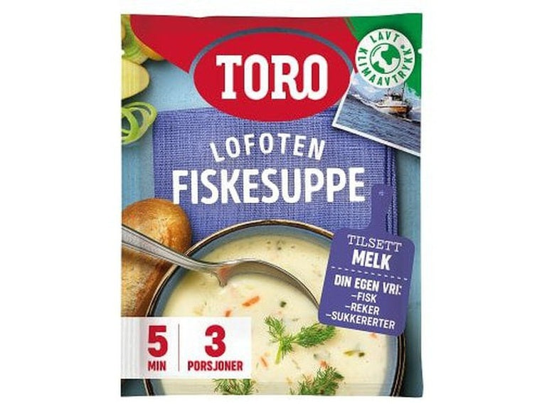 Toro Lofoten Fish Soup (Lofoten fiskesuppe) 99 grams Norwegian Foodstore
