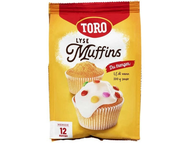 Toro Muffin Mix Vanilla/Chocolate 331/342 grams Gluten free Norwegian Foodstore