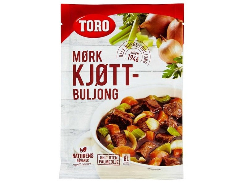Toro Dark Broth Powder 150g (Mørk Buljong Pulver) Norwegian Foodstore