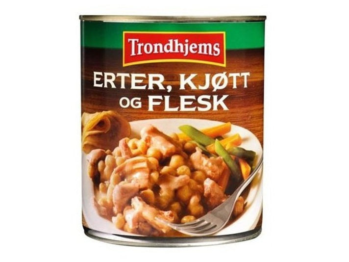 Trondhjems Peas, meat and pork 800 grams (Erter, kjøtt og flesk) Norwegian Foodstore