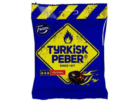 Fazer Tyrkish Pepper 120 grams (Tyrkisk Pepper) Norwegian Foodstore