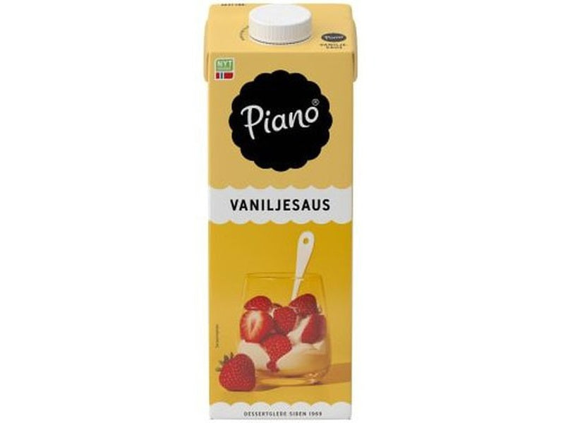 Piano vanilla sauce 1 Liter (Vaniljesaus) Norwegian Foodstore