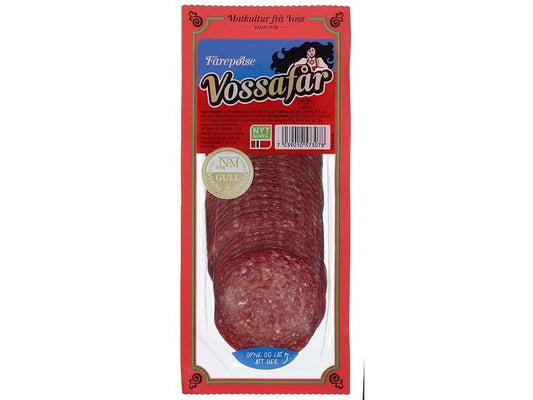 Vossafår sausage 140 gram (Fårepølse) Norwegian Foodstore